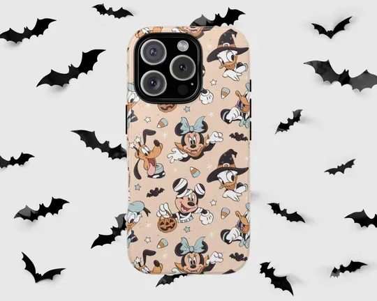 Spooky Mickey & Friends Halloween Phone Case, Disney Iphone Case
