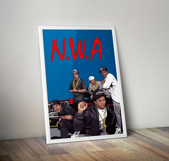 N.W.A Poster | Vintage Poster | Album Poster Print | Album Cover Poster