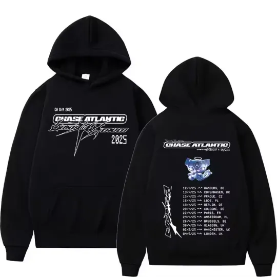2025 Album Chase Atlantic Lost in Europe and UK Tour Hoodie