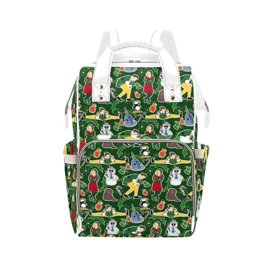 Buddy the Elf and Friends Diaper Backpack | Buddy the Elf Backpack | Elf Backpack | Elf Bag | Buddy the Elf Bag | Elf Book Bag | Elf Movie