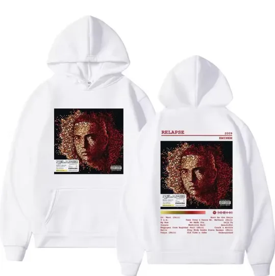 Eminem Relapse Album Hoodie Unisex Double Sided