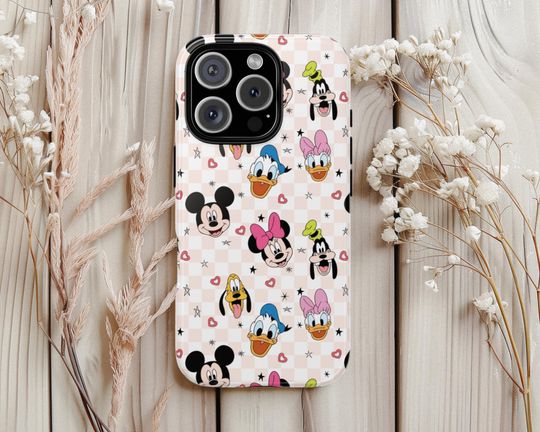 Discover Mickey and Friends Phone Case: Double-Layer Protective Case