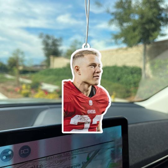 Christian McCaffrey Car Air Freshener / Perfect for Sports Lovers / San Francisco