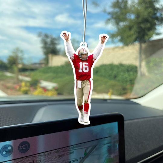 Joe Montana Car Air Freshener / Perfect for Sports Lovers / San Francisco