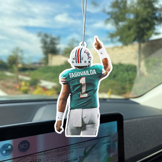 Tua Tagovailoa Car Air Freshener / Perfect for Sports Lovers / Miami