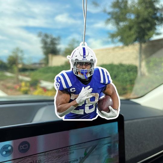 Discover Jonathan Taylor Car Air Freshener / Perfect for Sports Lovers / Indianapolis