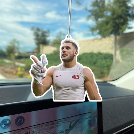 Nick Bosa Car Air Freshener / Perfect for Sports Lovers / San Francisco