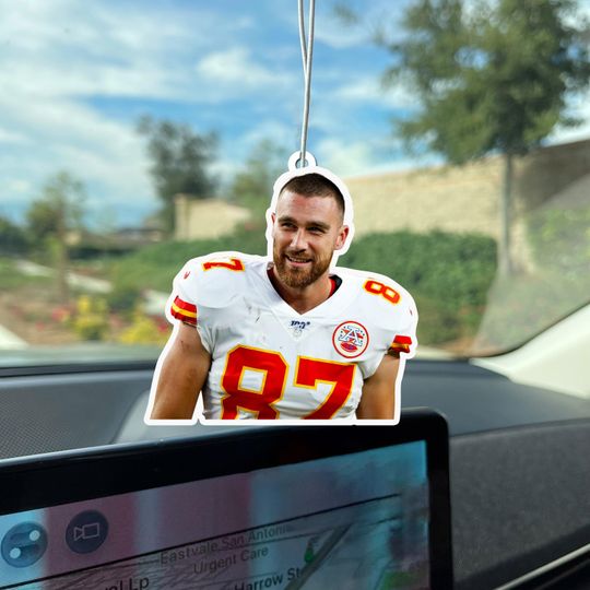 Travis Kelce Car Air Freshener / Perfect for Sports Lovers / KC