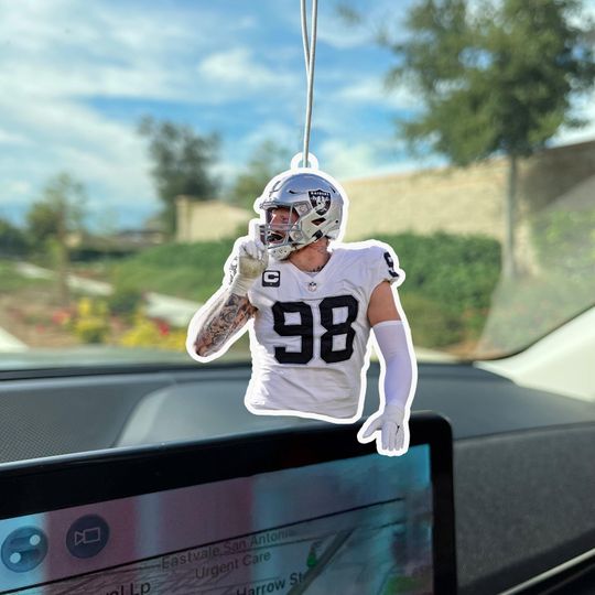 Maxx Crosby Car Air Freshener / Perfect for Sports Lovers / Las Vegas