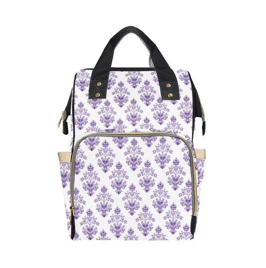 Haunted Mansion Diaper Bag Backpack | Haunted Mansion Backpack | HM Backpack | Disney Diaper Bag | Disney Backpack | Disney Diaper Backpack