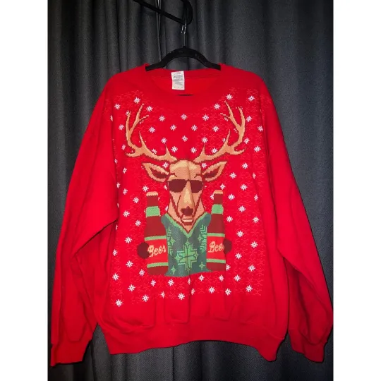 Discover Ugly Christmas Sweater Xmas Size XL