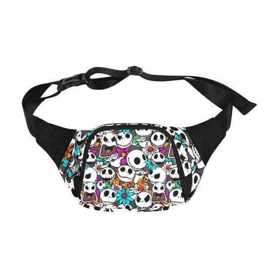 Jack Skellington Fanny Pack | Disney Halloween Fanny Pack | Jack Skellington Purse | Disney Halloween Fanny Pack | Disney Fanny Pack |