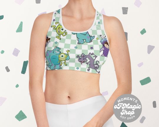 Discover Monsters Inc. Sports Bra