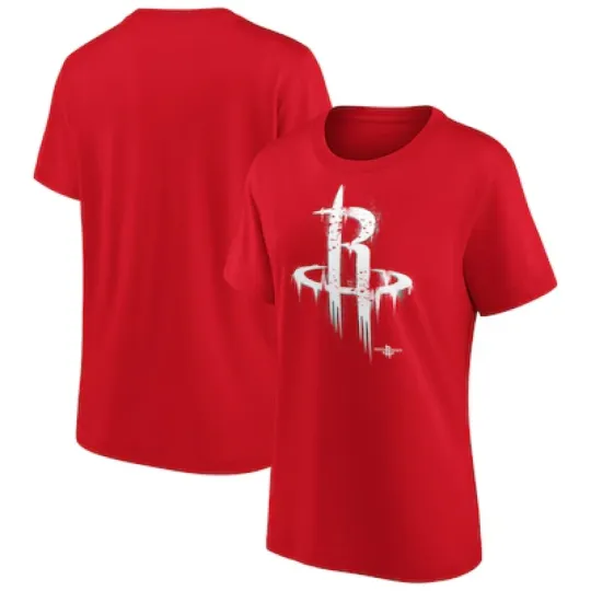 Houston Rockets NBA Women's Splatter Graphic T-Shirt