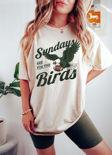 Discover Sundays Are For The Birds Shirt, Football Game Day Sweatshirt, Philly Football Fan Shirt