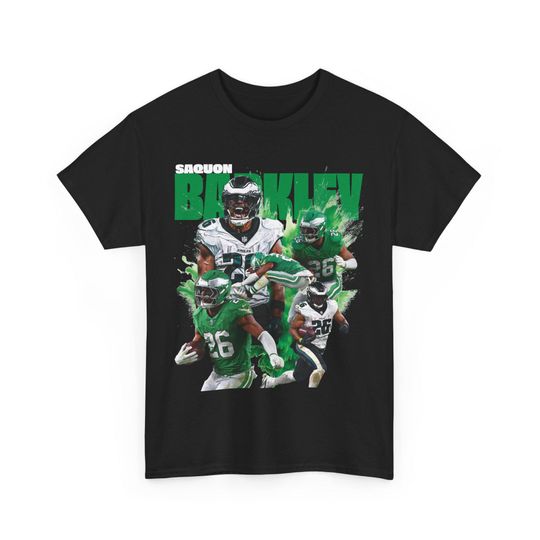 Vintage Saquon Barkley Tee Gildan - Philadelphia Eagles Gifts - Saquon Barkley Shirt Gift