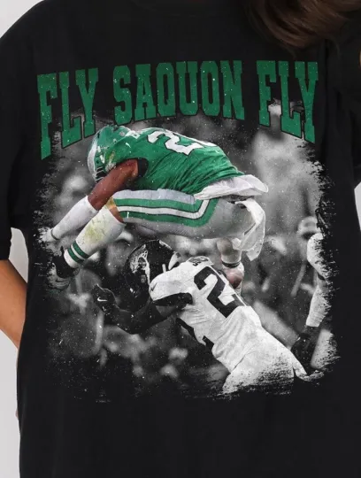 Discover Philadelphia Fly Saquon Fly Eagles Barkley Unisex T-Shirt