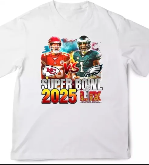 Discover Kansas City Chiefs v Philadelphia Eagles Super Bowl LIX Mahomes Vs Hurts