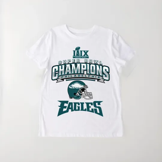 Discover Philadelphia Football Team T-Shirt Super Bowl Champs 2025