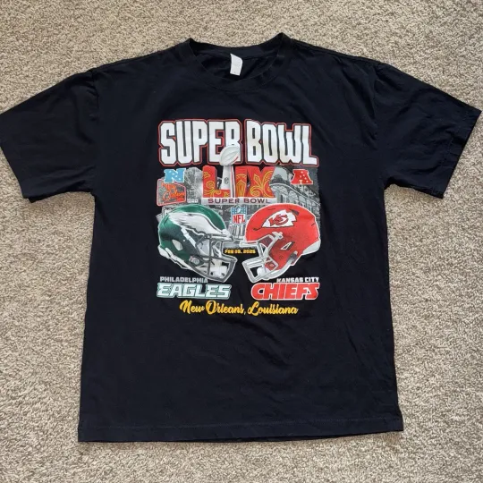 Discover Philadelphia Eagles Vs Kansas City Chiefs football Superbowl 59 LIX Limited T Shirt