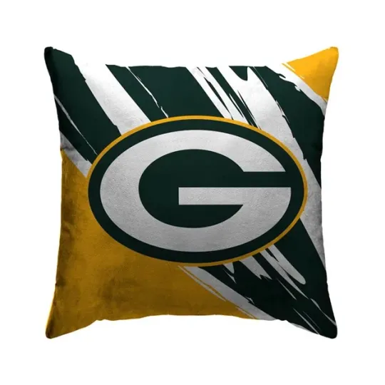 Green Bay Packers Retro Jazz Pillow - football