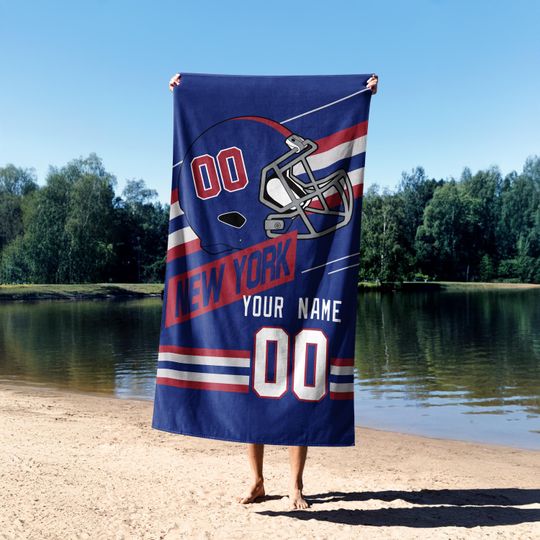 New York Football Personalized Towel, New York Football Towel,Jet New York Towel,Sunday Football Towel,New York Fan Gift BFB28