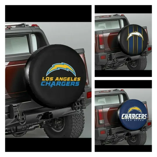 Discover San Diego Chargers Auto Car Tire Cover Car Accessories Spare Tire Cover