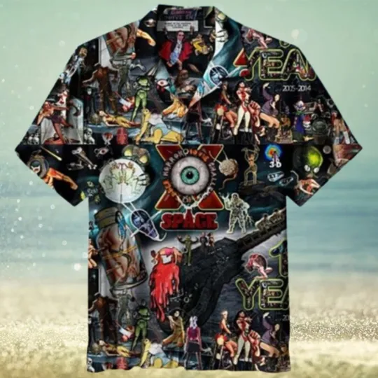Discover Halloween Horror Hawaiian Shirt for Summer