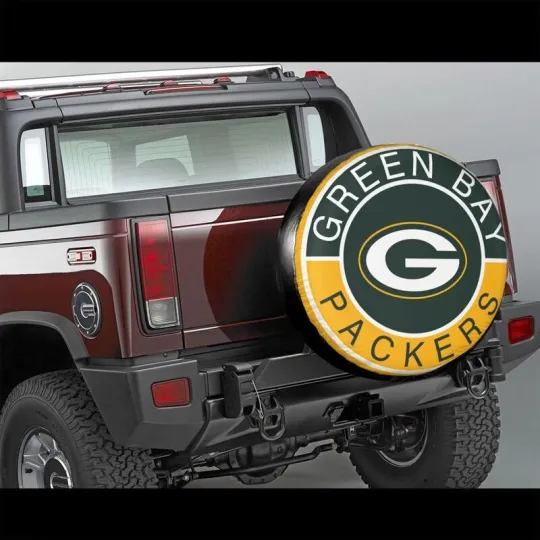 Green Bay Packers Auto Car Tire Cover Spare Tire Cover