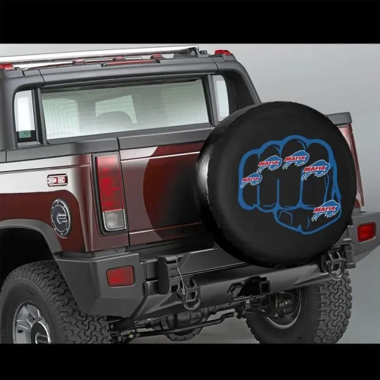 Discover Buffalo Bills Auto Car Tire Cover Fist Print Spare Tire Cover