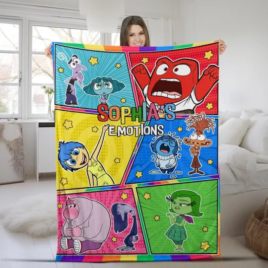 Discover Inside Out Blanket Soft Gift,Blanket Home Decoration Sofa,Blanket Bedding Living