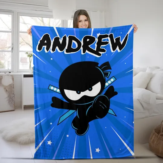Discover Ninja Kidz TV Family Birthday Blanket, Ninja Kidz TV Birthday, Ninja TV Blanket,