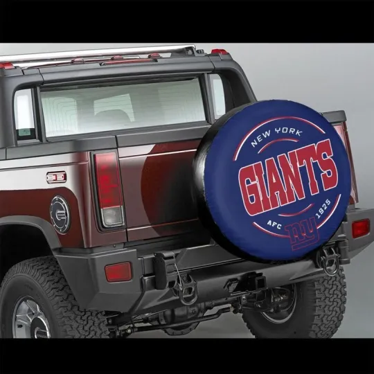 New York Giants Auto Car Tire Cover Waterproof Car Spare Tire Cover