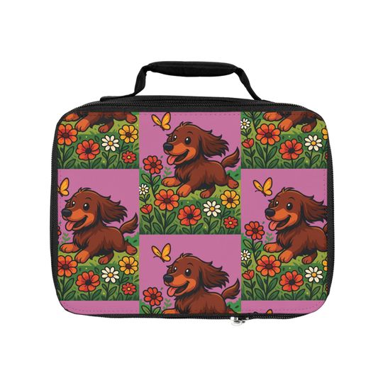 Dachshund Dog Lunch Bag