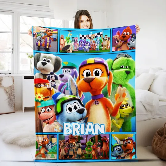 Discover Personalized Go Dog Go Blanket, Go Dog Go Blanket, Baby Blanket, Custom Blanket