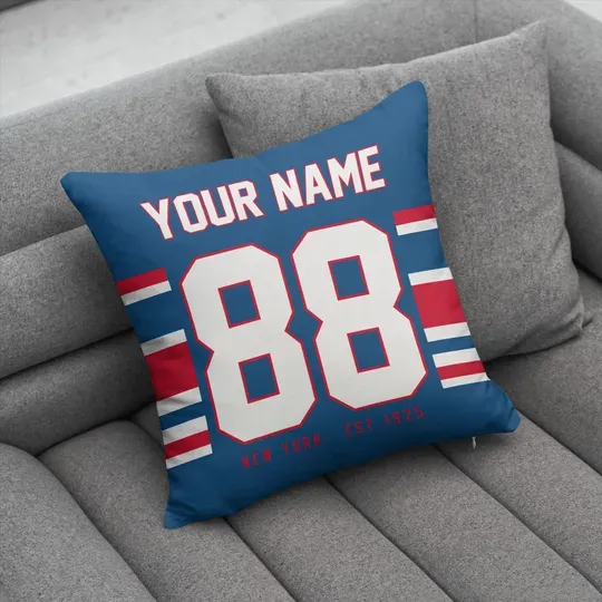 Discover New York Throw Pillow, Gift For Football Lover