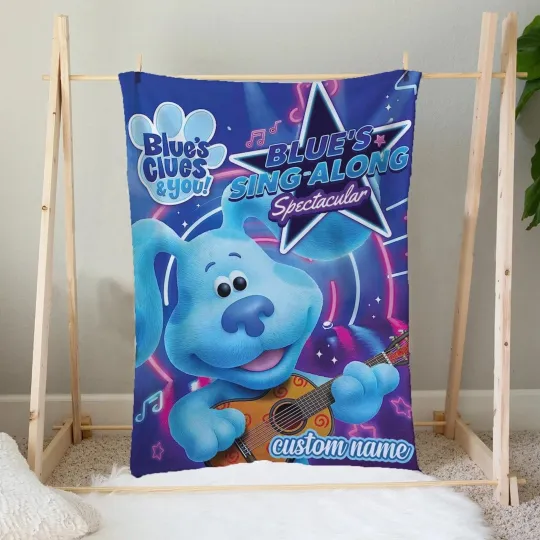 Discover Personalized Blue Clues Blanket, Blue Clues Velveteen Blanket, Blue Clues Cartoo