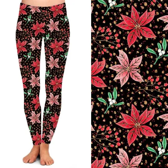 Discover Christmas Poinsettia Flower Women'