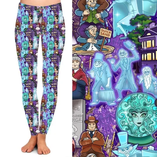 Haunted Mansion Madame Leota Ghosts Women's Leggings