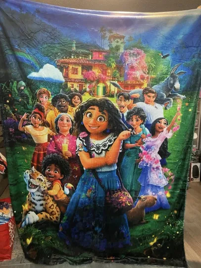 Discover Encanto Blanket, Encanto Disney Cartoon Movies Fleece Blanket