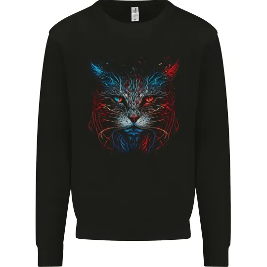 Discover Fantasie Katze Herren Sweatshirt