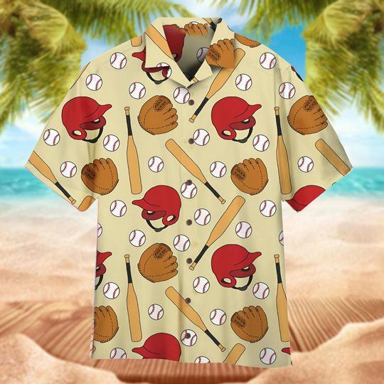 Discover Baseball Hawaii Shirt for Men Women, Retro Baseball Aloha Shirt, Baseball Lovers Gift, Game Day Shirt, Sport Lovers, Baseball Fan Shirt