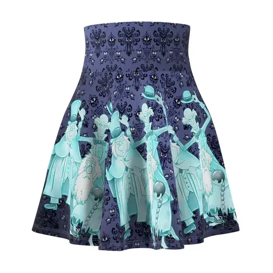 Haunted Mansion Skater Skirt, Women's Skater Skirt