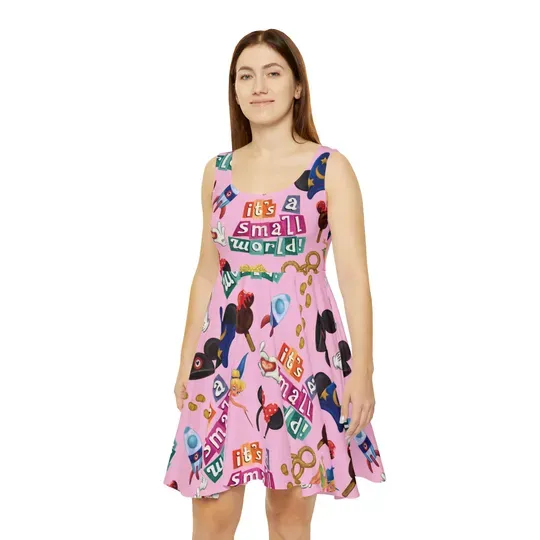 It's a small world ride Disney Skater Dress