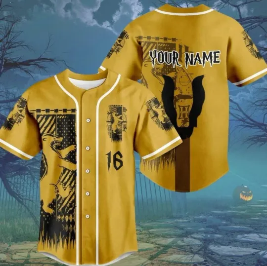Discover Halloween Baseball Jersey, Wizards Baseball Jersey, Custom Baseball Shirt
