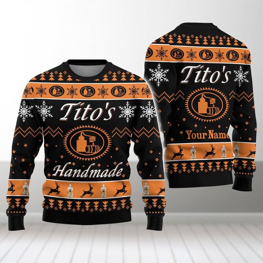 Discover Custom Tito's Ugly Sweater, Tito Christmas Sweater, Tito Vodka Xm Sweater, Tito Beer Ugly Christmas Sweater, Tito's Handmade Sweater
