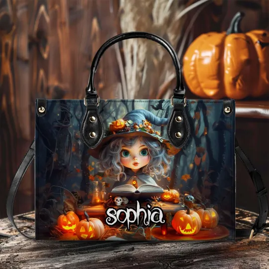 Personalized Gothic Witch Handbag