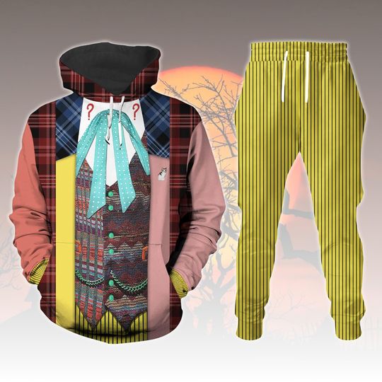 Sixth Doctor Who Costume Hoodie, Doctor Who Cosplay Hoodie Joggers, Sci Fi Halloween Unisex Hoodie, Retro TV Show Fan Hoodie For Fan