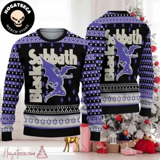 Black Sabbath Rock Band Chirstmas Gifts Ugly Sweater