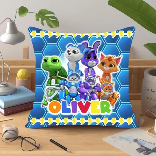 Personalized Robogobo Pillow, Cartoon Throw Pillow